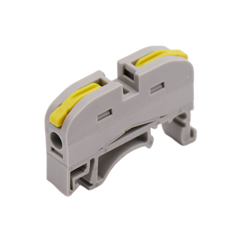 I in I poli Yellow DIN Rail Terminal Velox Connector