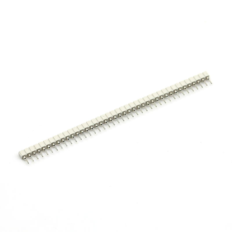 2.54mm Alba circa plumbum rectum Pin Header