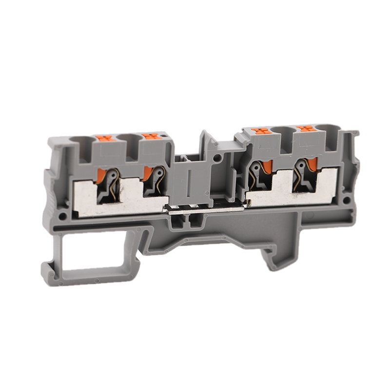 32A 800V Spring Type Rail Terminal Clausus Din Rail Mounted