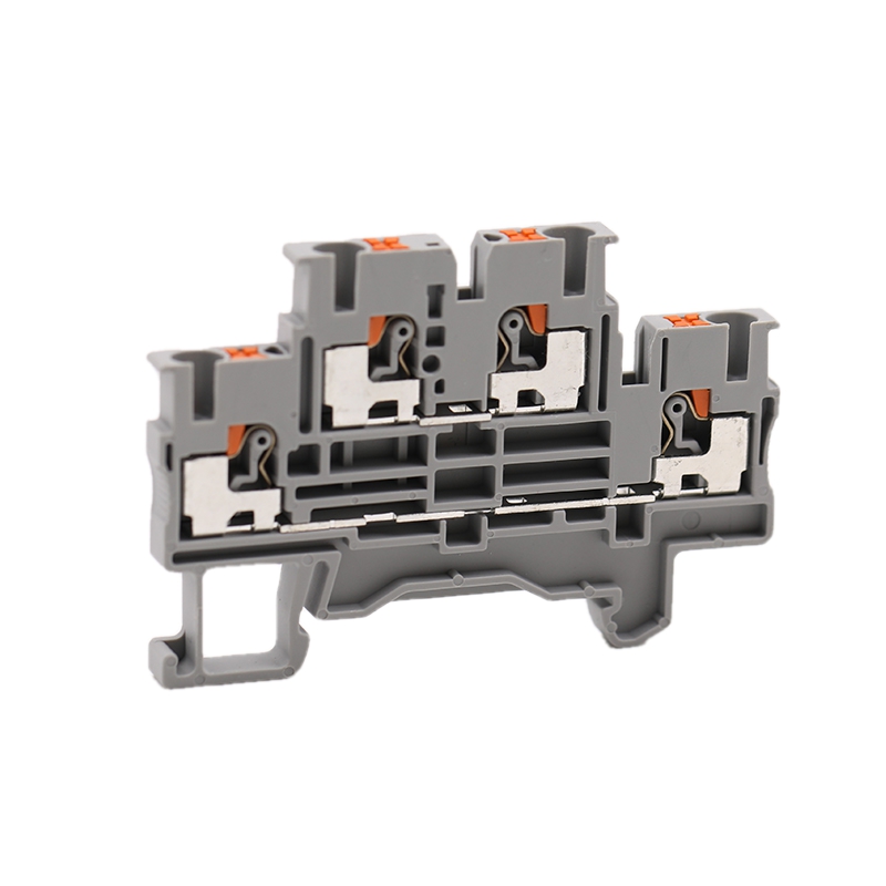 Dis in Spring 2.5 Din Rail Terminal Clausus