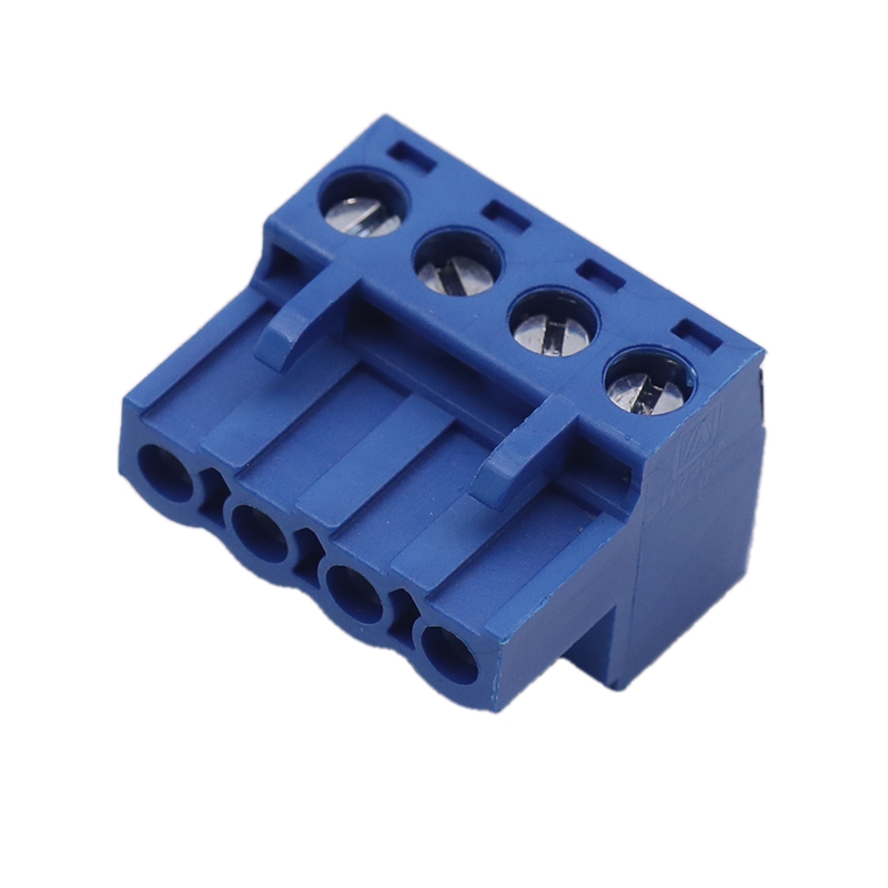 Terminatio Clausus pro Din Rail clausurae Color Blue 4P