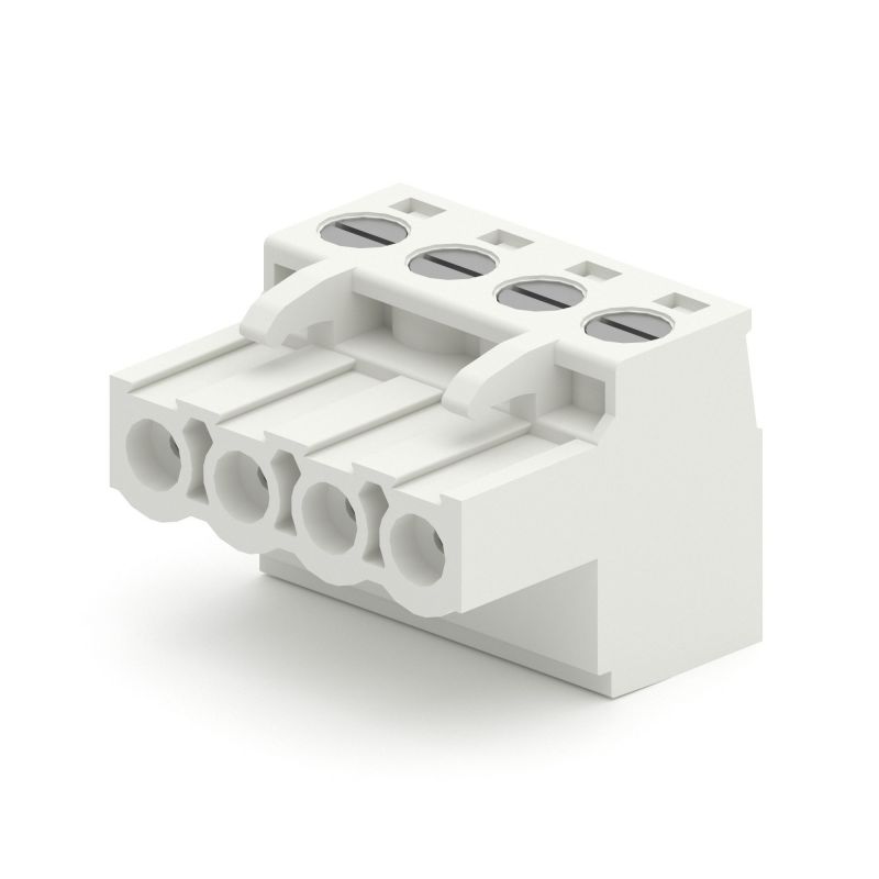 Terminatio Clausus pro Din Rail clausurae Color White