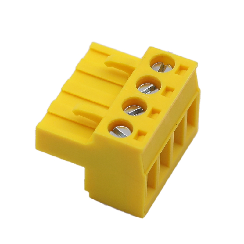 Terminatio Clausus pro Din Rail clausurae Color Yellow 4P